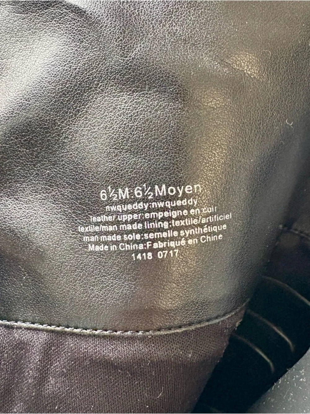 NINE WEST Black Over-the-Knee Leather Boots 6.5 - Picture 9 of 9